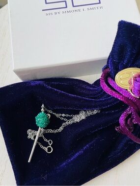 SIS by Simone I. Smith Birthstone Lollipop Necklace- May